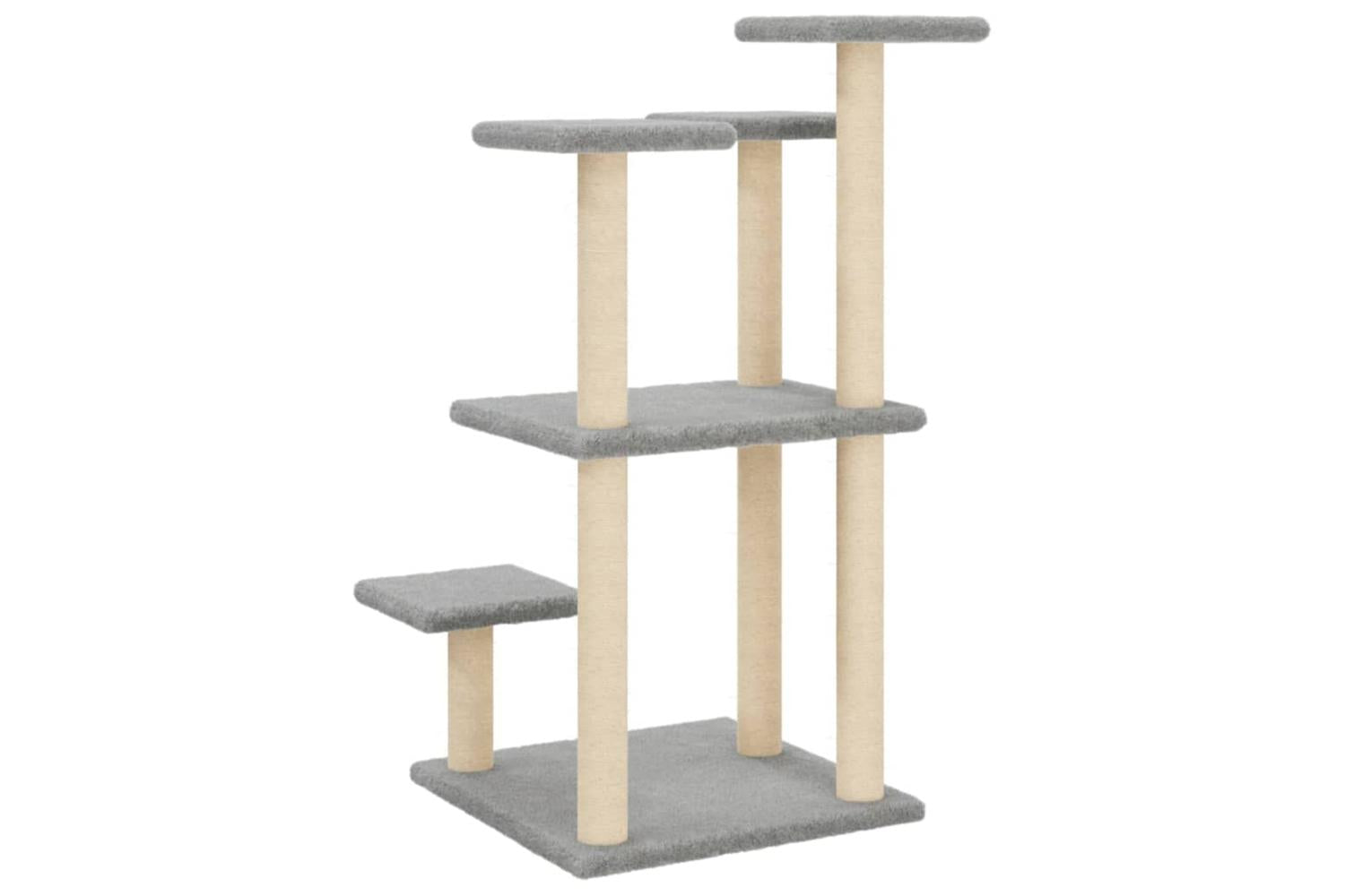 Cat Scratching Posts With Platforms Light Grey 985 Cm-6
