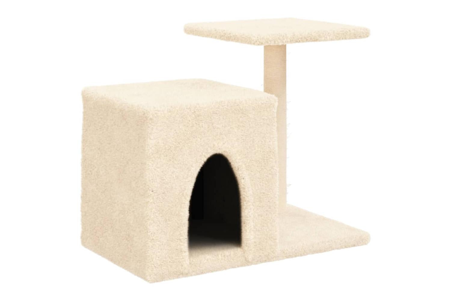 Cat Tree With Sisal Scratching Posts Cream 505 Cm
