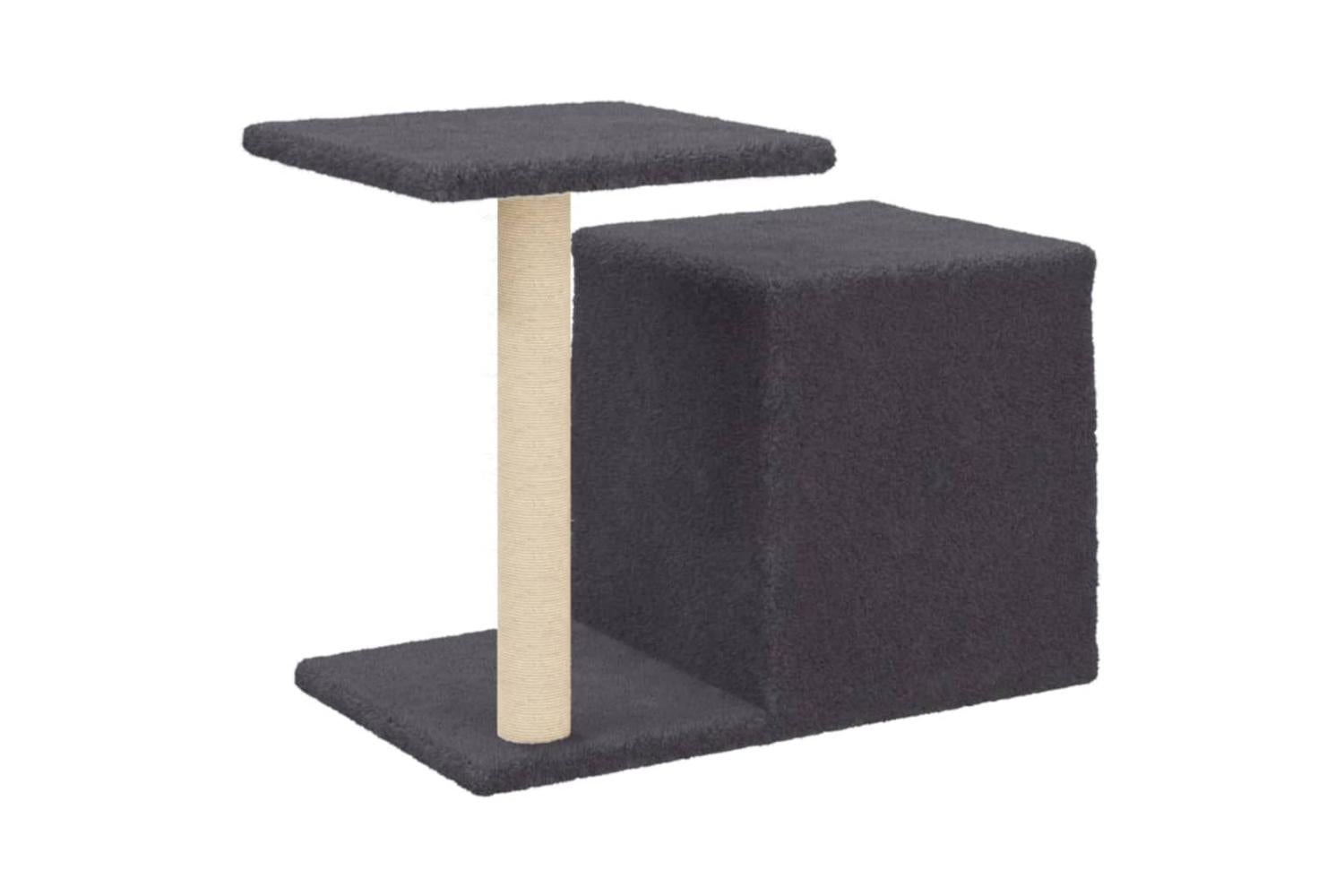 Cat Tree With Sisal Scratching Posts Dark Grey 505 Cm-6