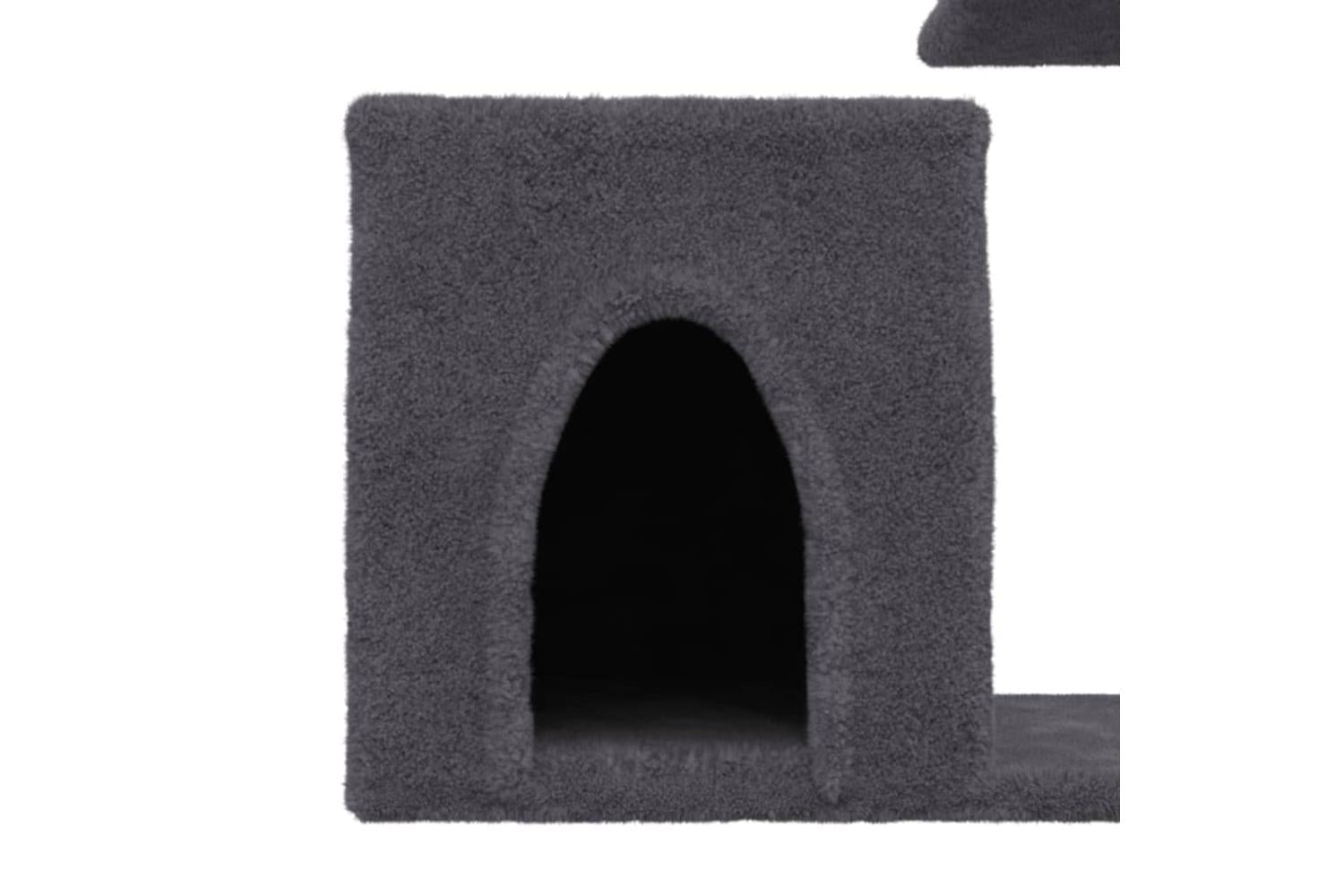 Cat Tree With Sisal Scratching Posts Dark Grey 505 Cm-7