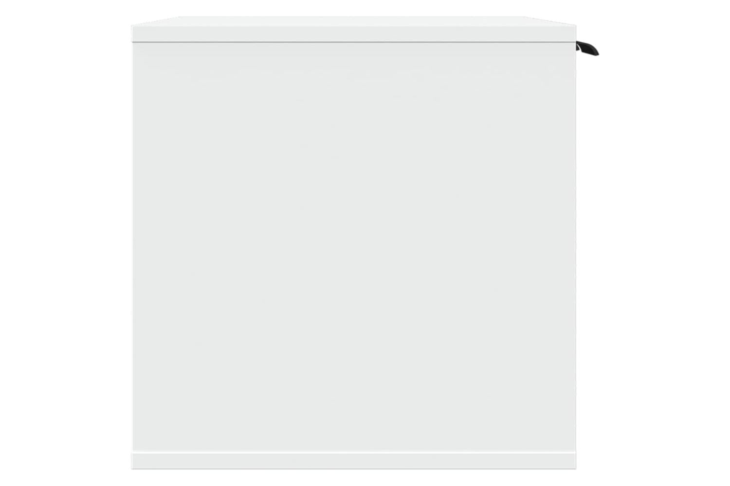 Cat Litter Box Enclosure White 60x40x40 Cm Engineered Wood-6