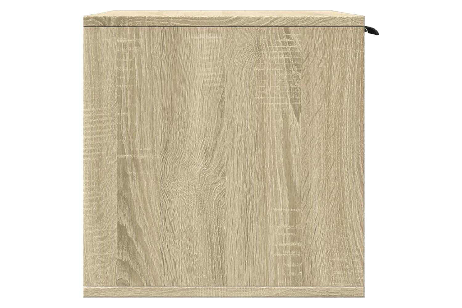 Cat Litter Box Enclosure Sonoma Oak 60x40x40 Cm Engineered Wood-6