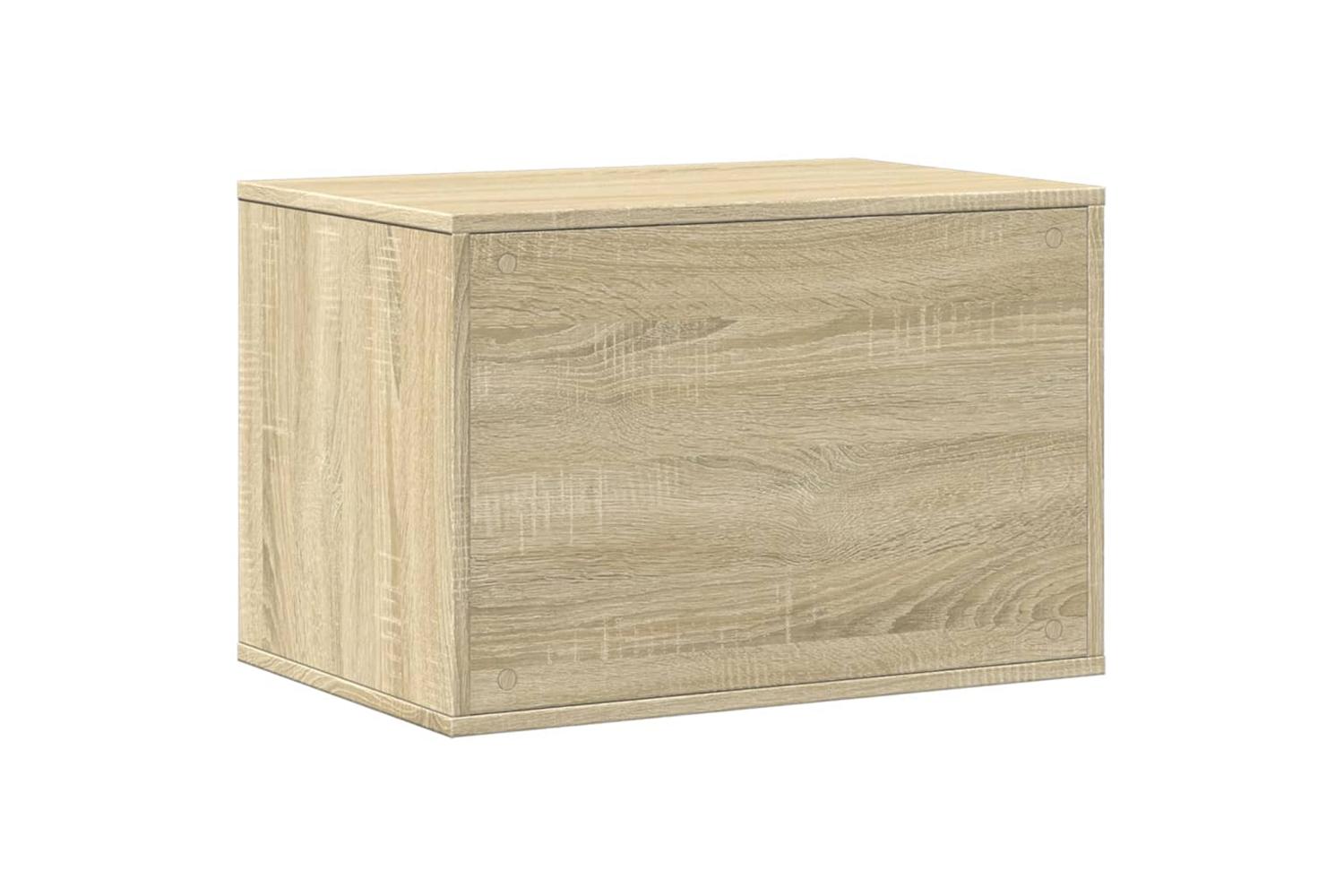 Cat Litter Box Enclosure Sonoma Oak 60x40x40 Cm Engineered Wood-7