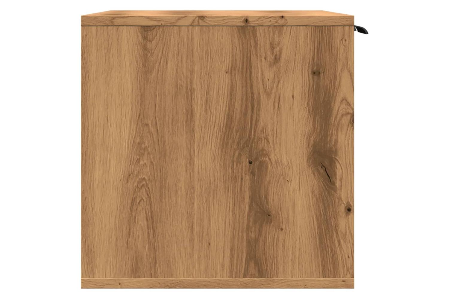 Cat Litter Box Enclosure Artisian Oak 60x40x40 Cm Engineered Wood-6