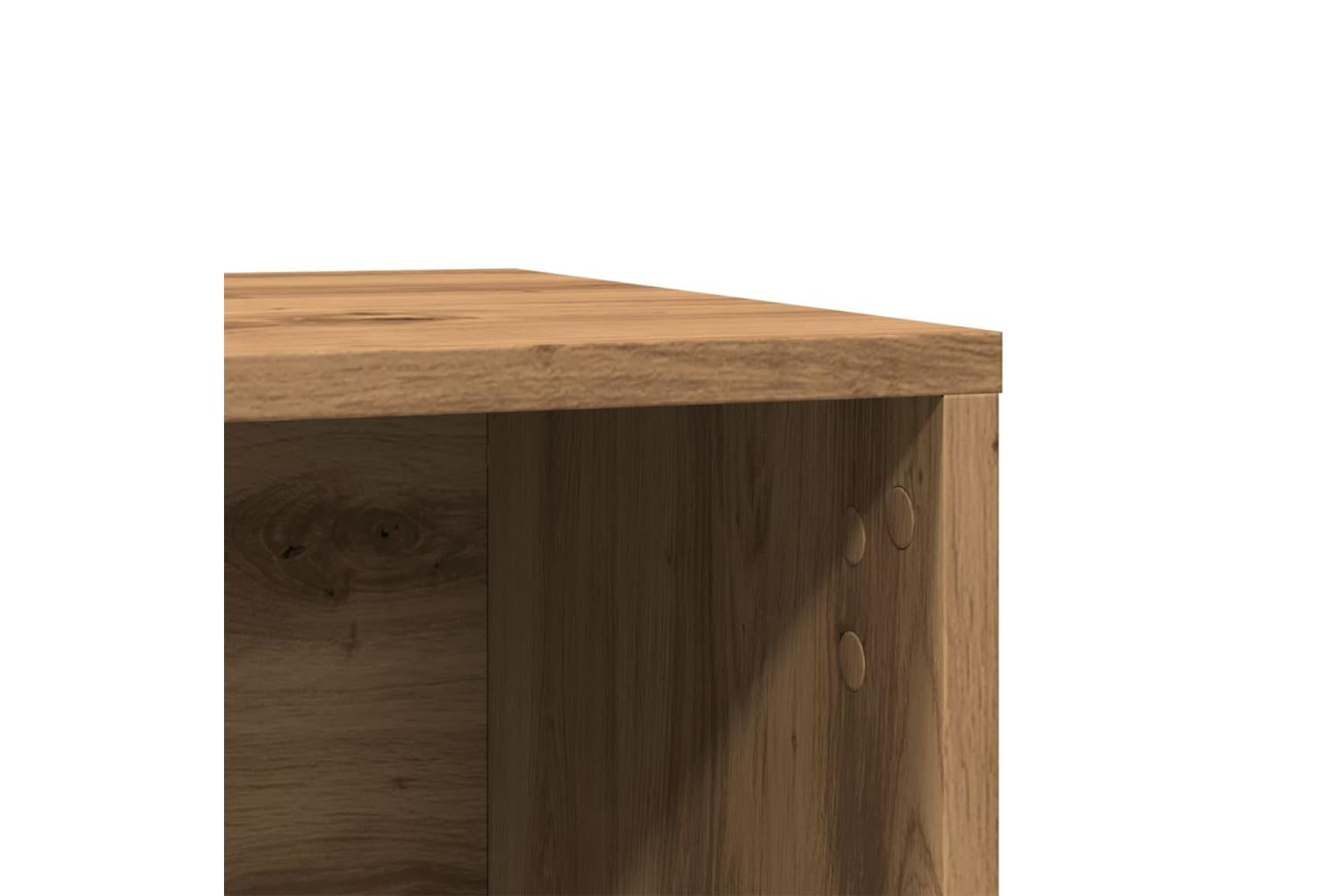 Cat Litter Box Enclosure Artisian Oak 60x40x40 Cm Engineered Wood-9