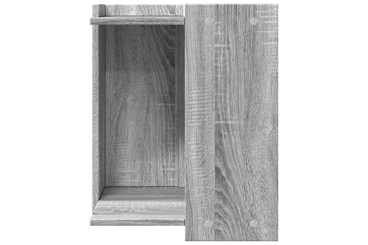 Cat Litter Box Enclosure Grey Sonoma 42x42x51 Cm Engineered Wood-4