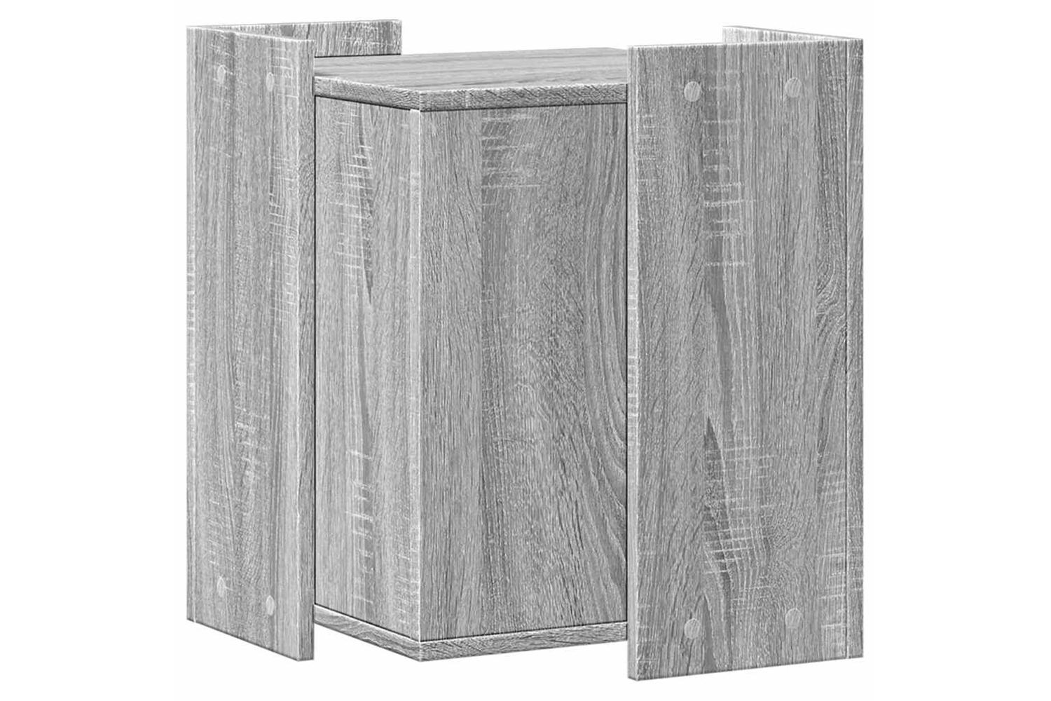 Cat Litter Box Enclosure Grey Sonoma 42x42x51 Cm Engineered Wood-6