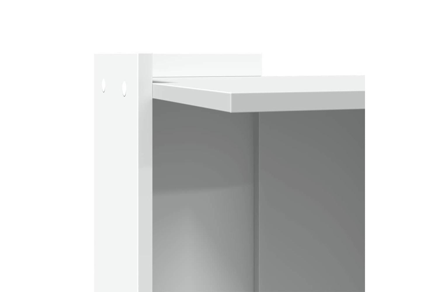Cat Litter Box Enclosure White 53x53x51 Cm Engineered Wood-7