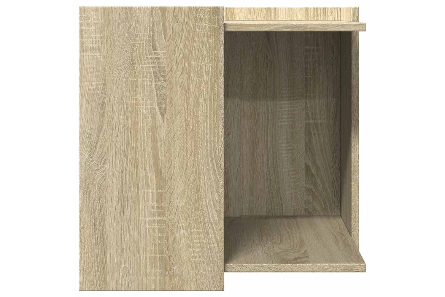 Cat Litter Box Enclosure Sonoma Oak 53x53x51 Cm Engineered Wood-5