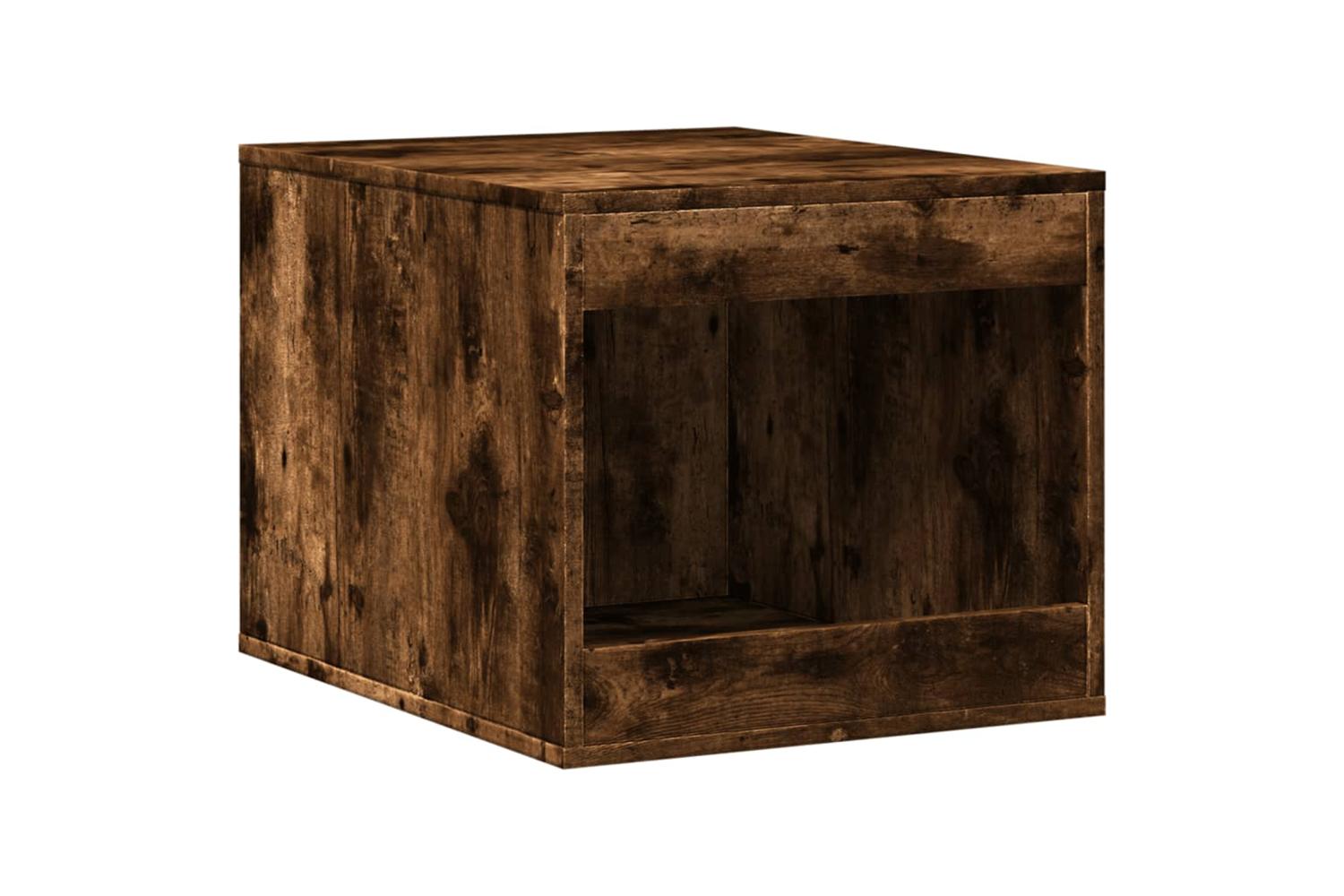 Cat Litter Box Enclosure Smoked Oak 47x59x42 Cm Engineered Wood-2