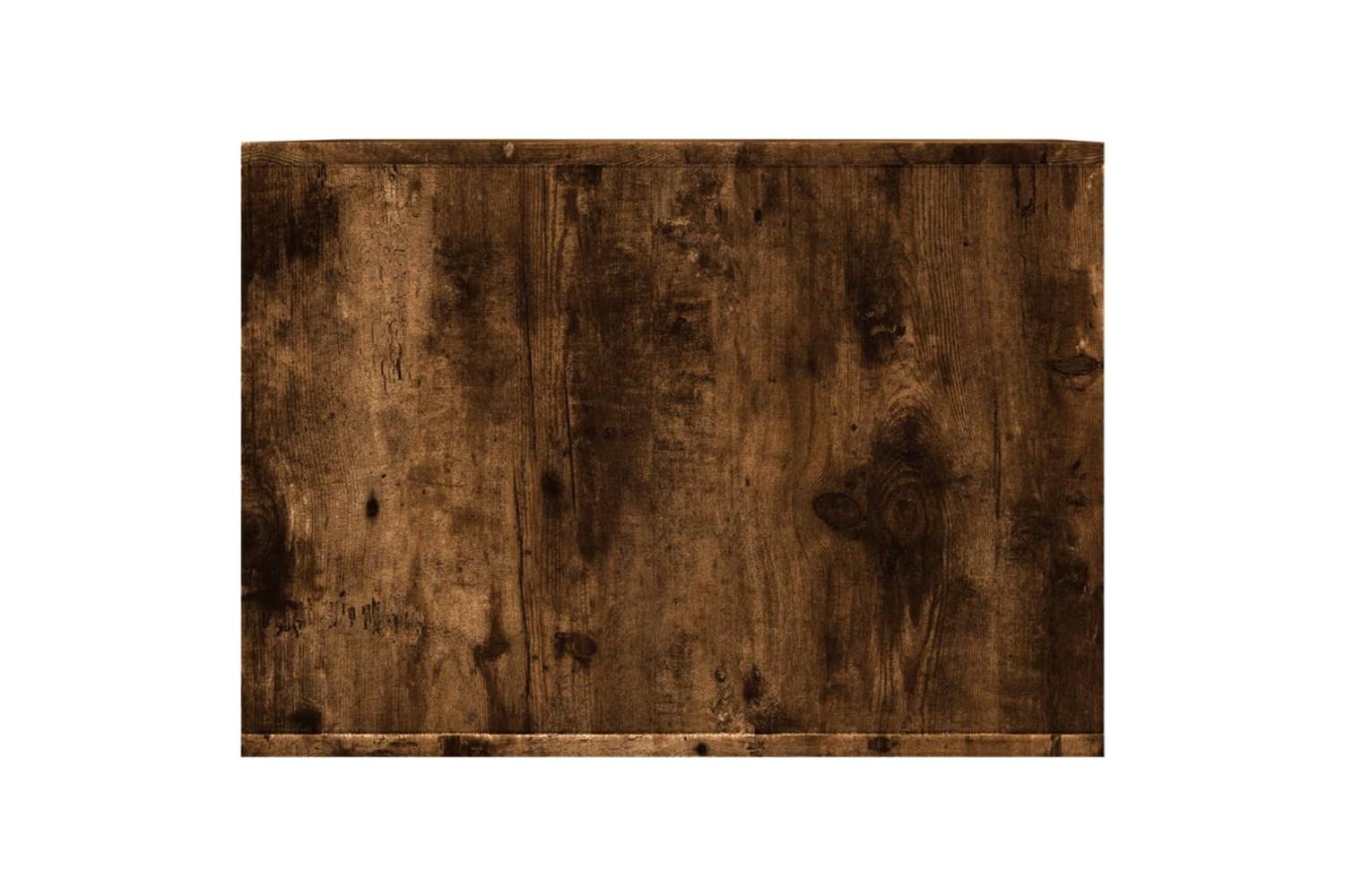 Cat Litter Box Enclosure Smoked Oak 47x59x42 Cm Engineered Wood-5