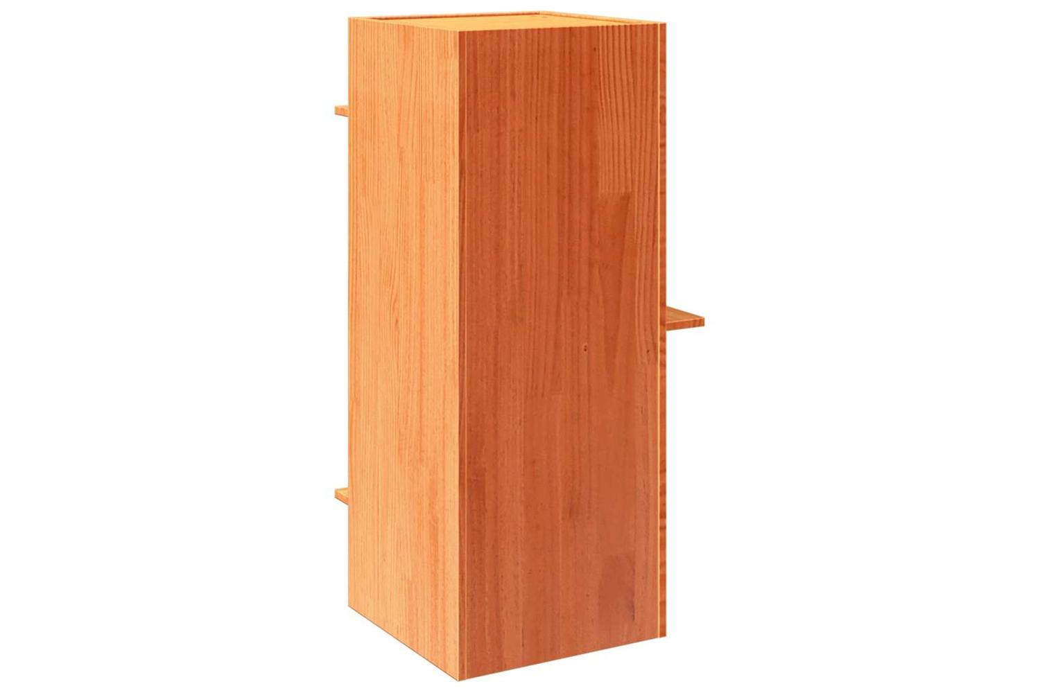 Cat House Wax Brown 43x43x90 Cm Solid Wood Pine-5