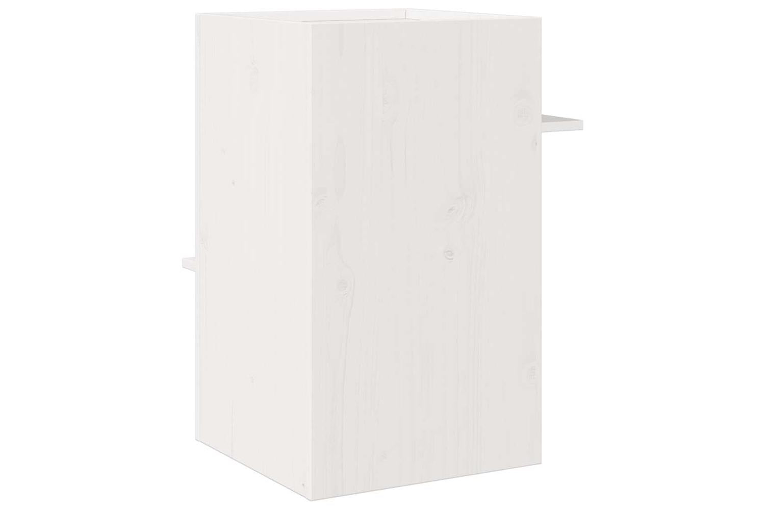 Cat House White 43x43x60 Cm Solid Wood Pine-5