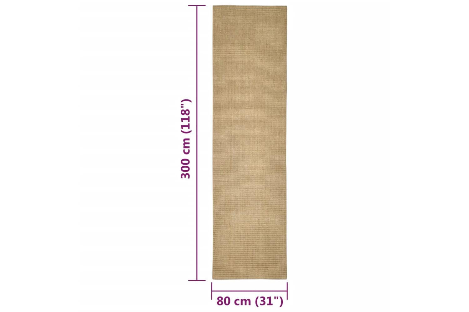 Sisal Rug For Scratching Post 80x300 Cm-6