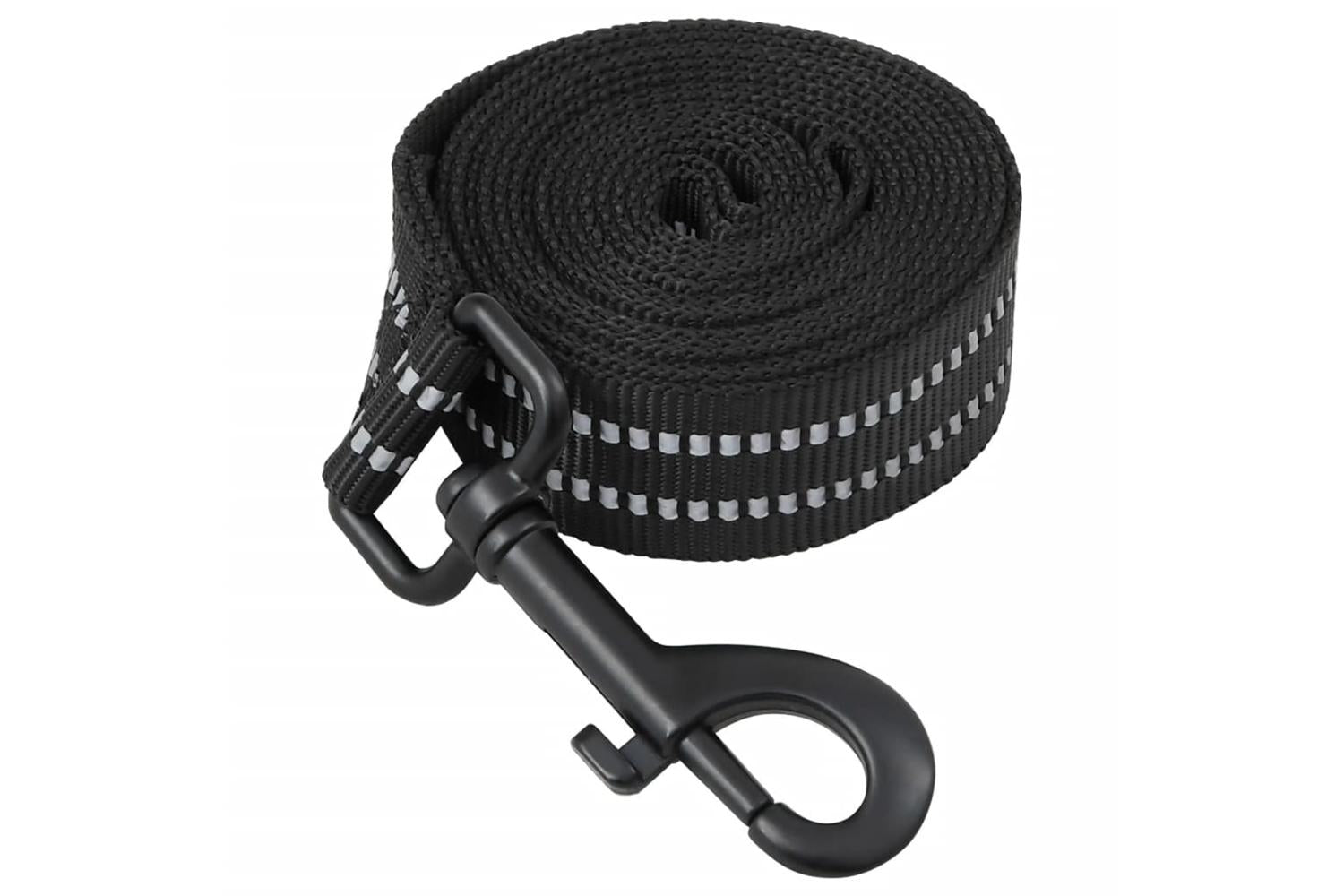 Dog Harness With Lead Collar Adjustable Black M-5
