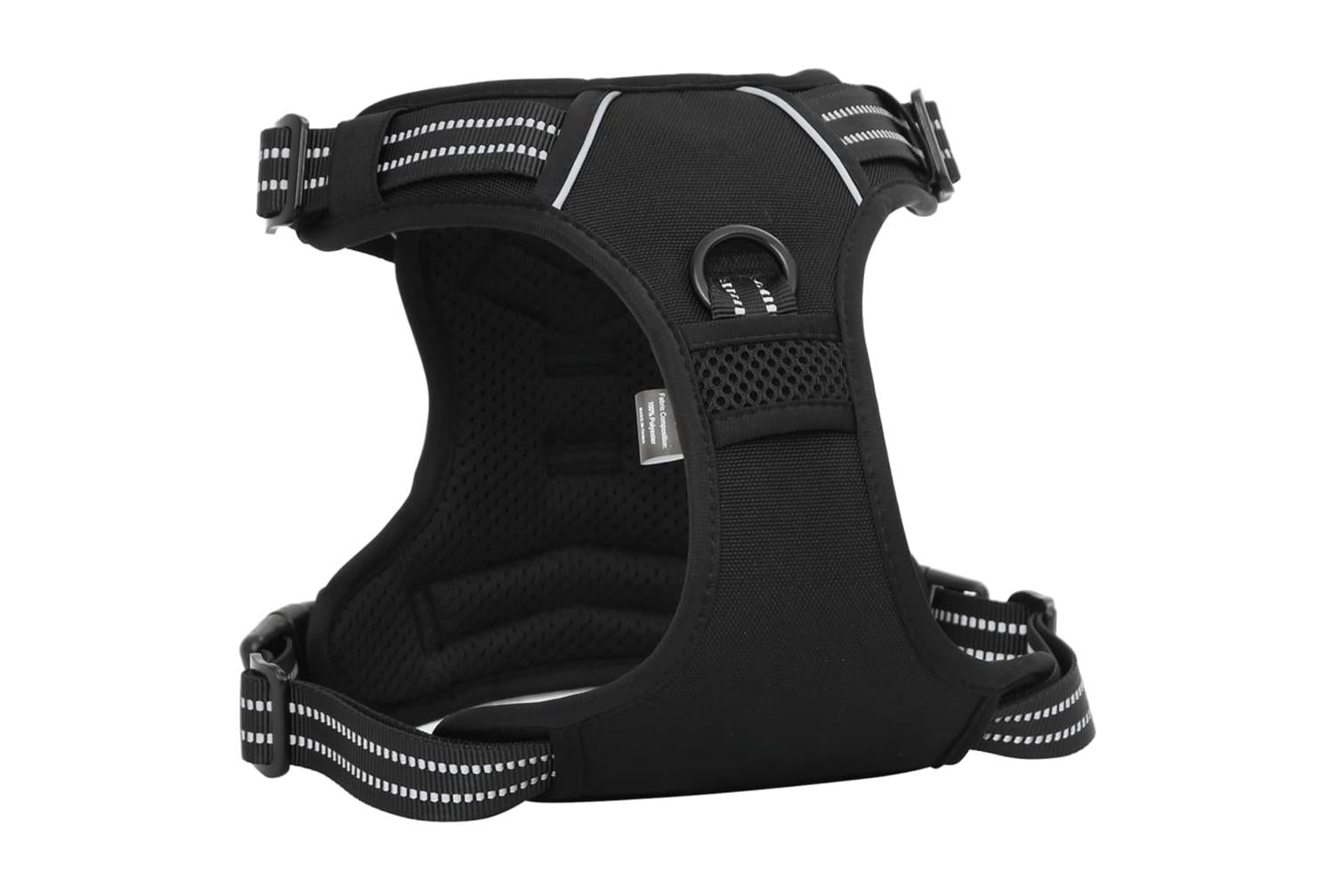 Dog Harness With Reflective Stripes Adjustable Black Xl-5