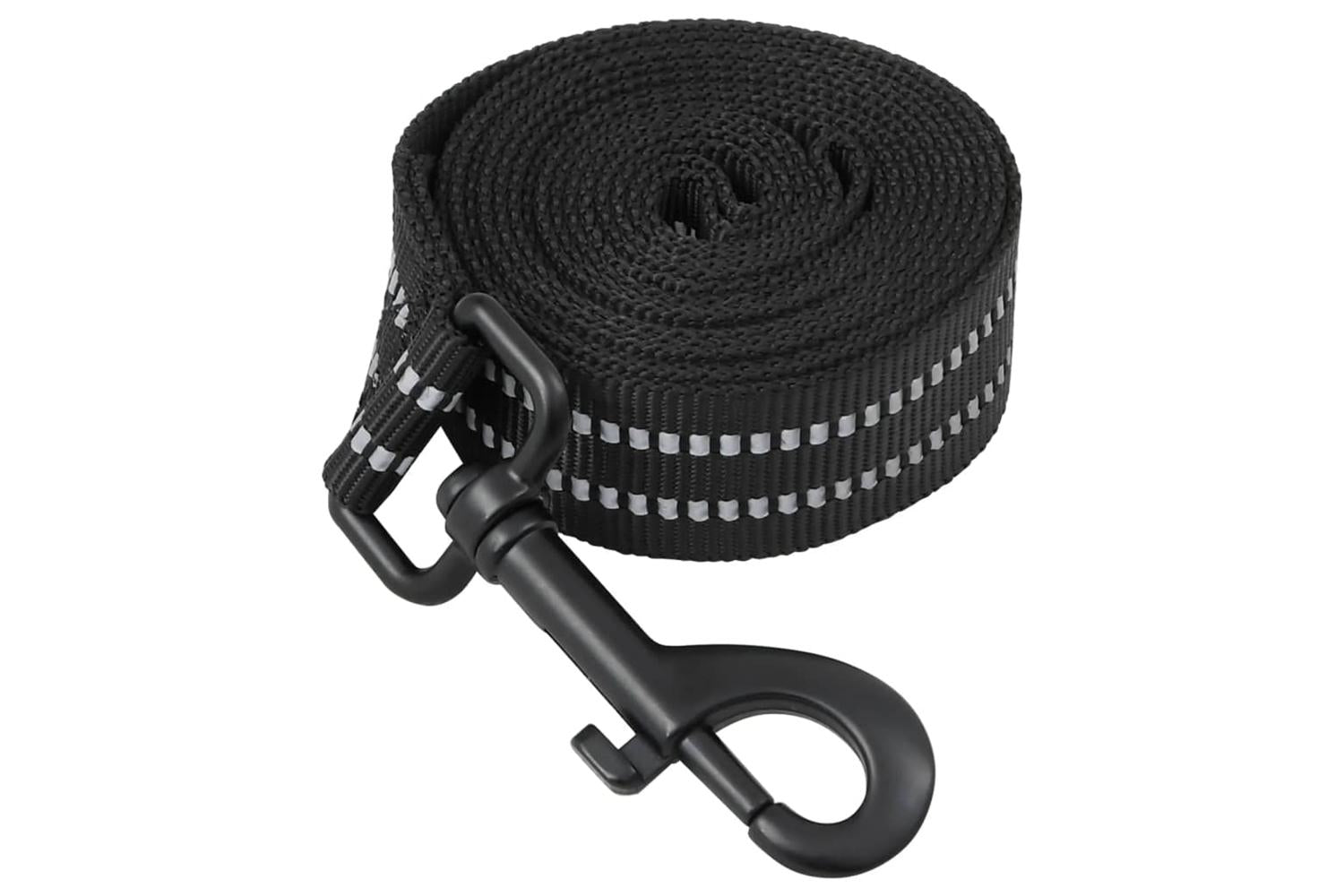 Dog Harness With Lead Collar Adjustable Black L-5