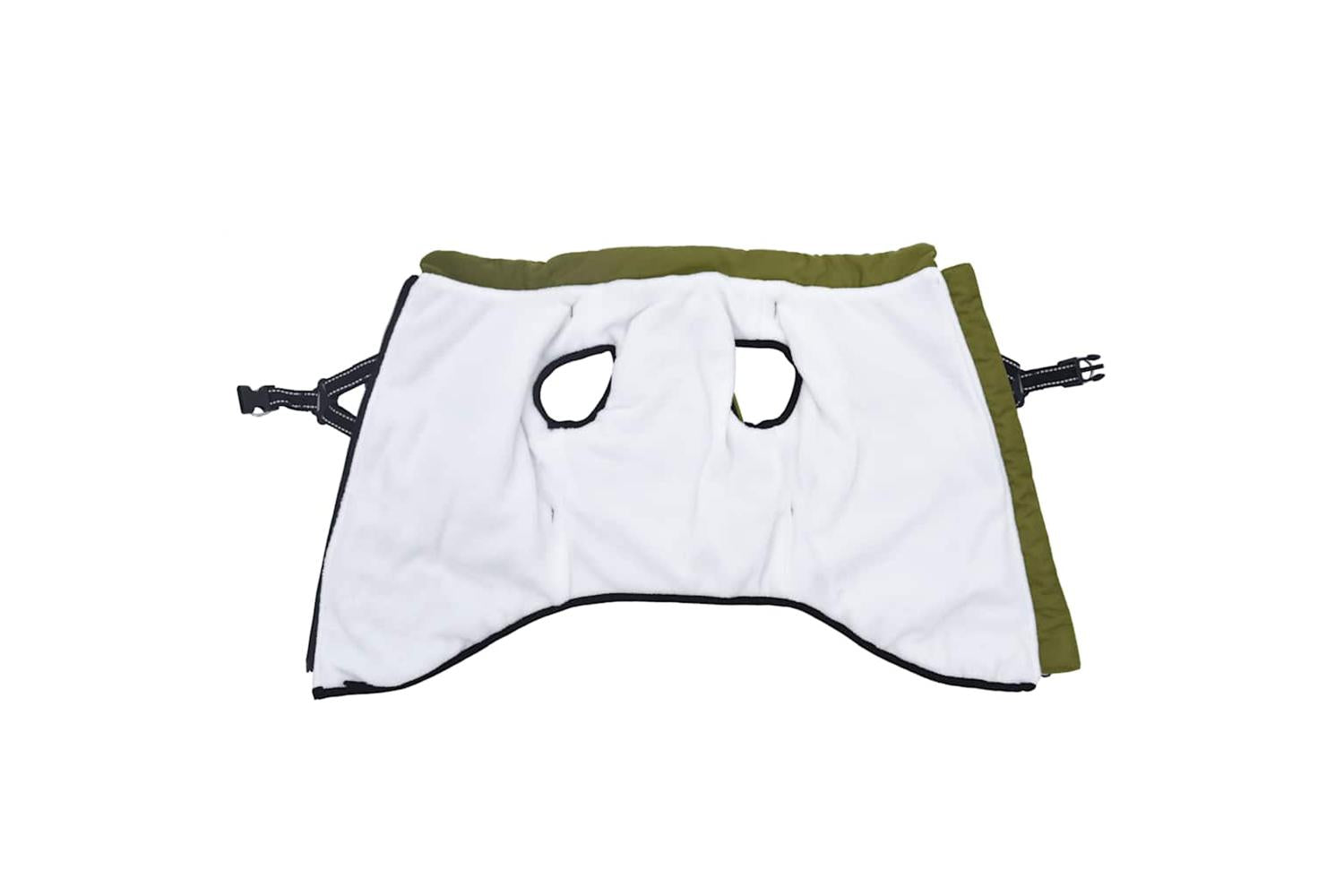 Dog Coat With Harness Waterproof Reflective Army Green 4xl-3
