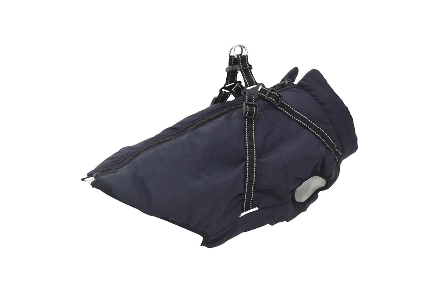 Dog Coat With Harness Waterproof Reflective Navy Blue 4xl