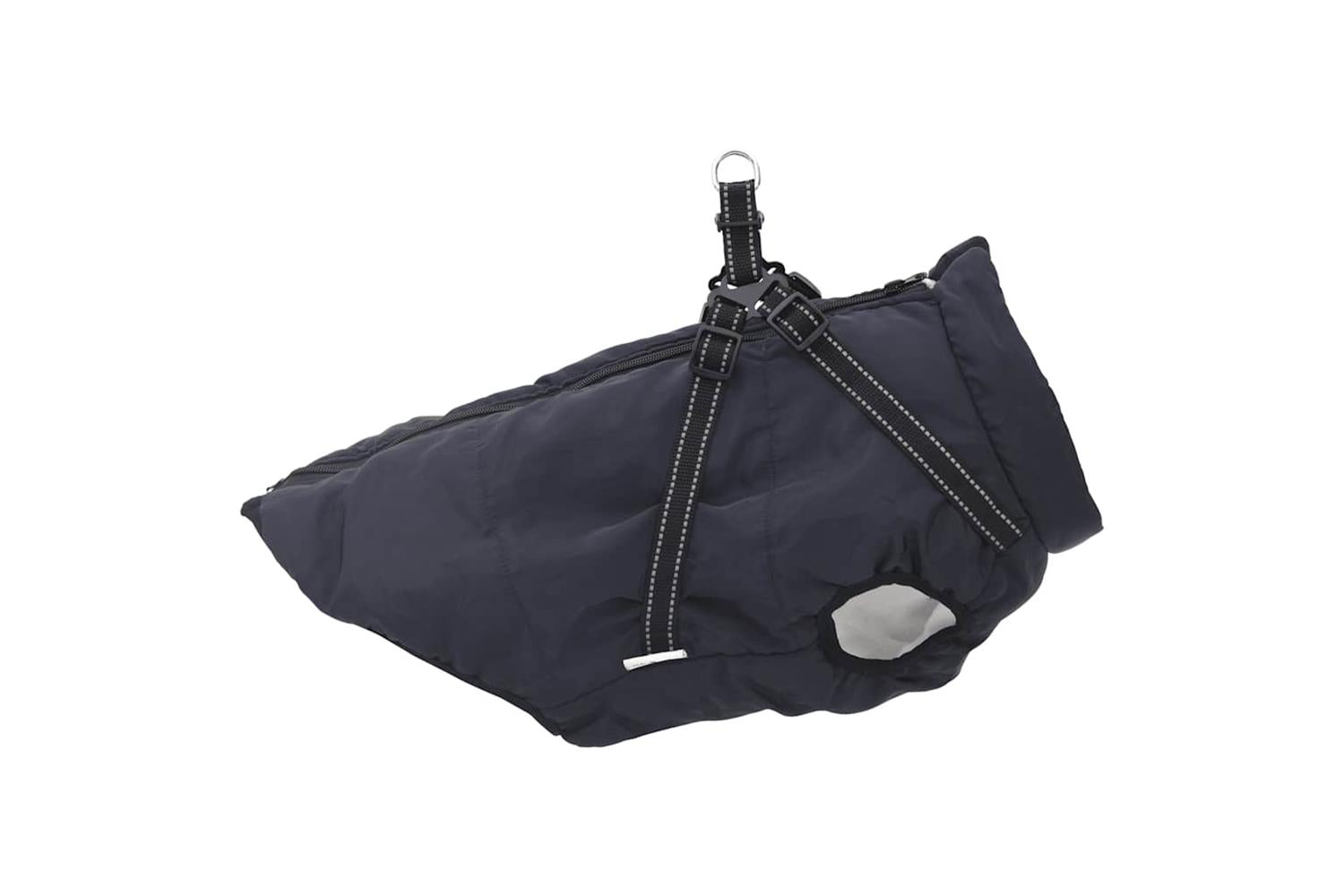Dog Coat With Harness Waterproof Reflective Navy Blue 4xl-4