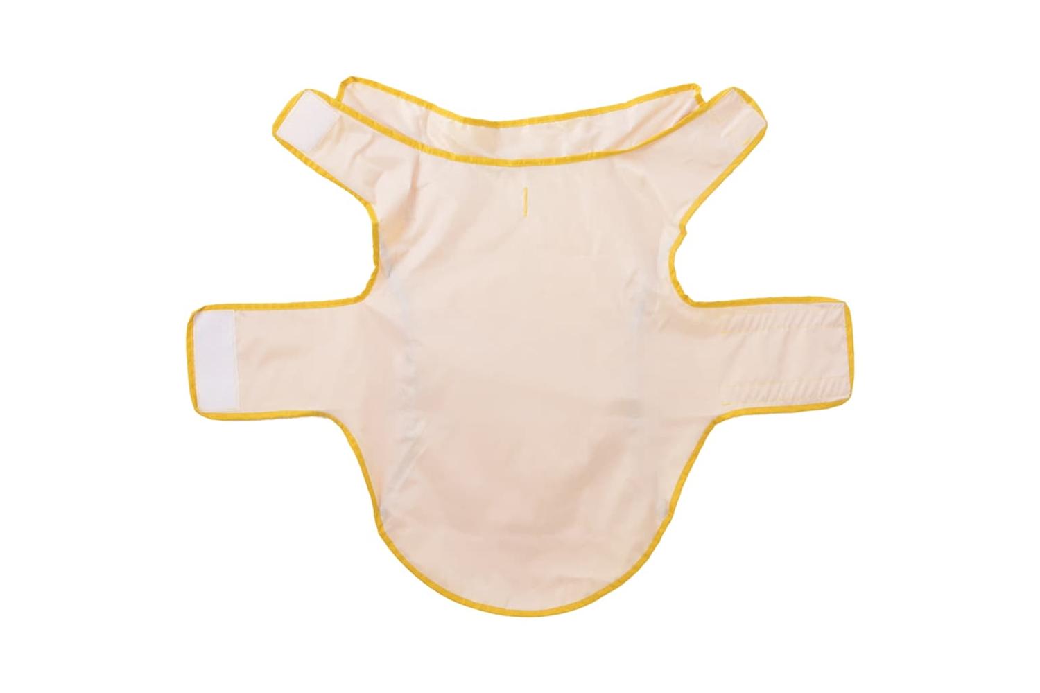 Dog Raincoat With Reflective Strips Polyester Yellow 2xl-5