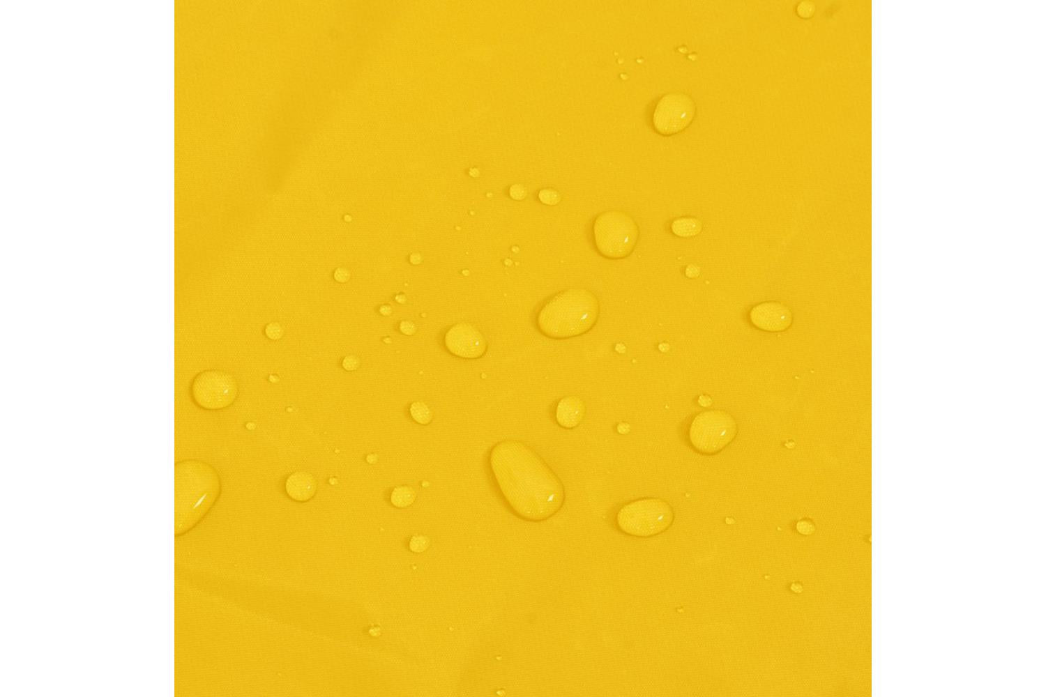 Dog Raincoat With Reflective Strips Polyester Yellow 4xl-9
