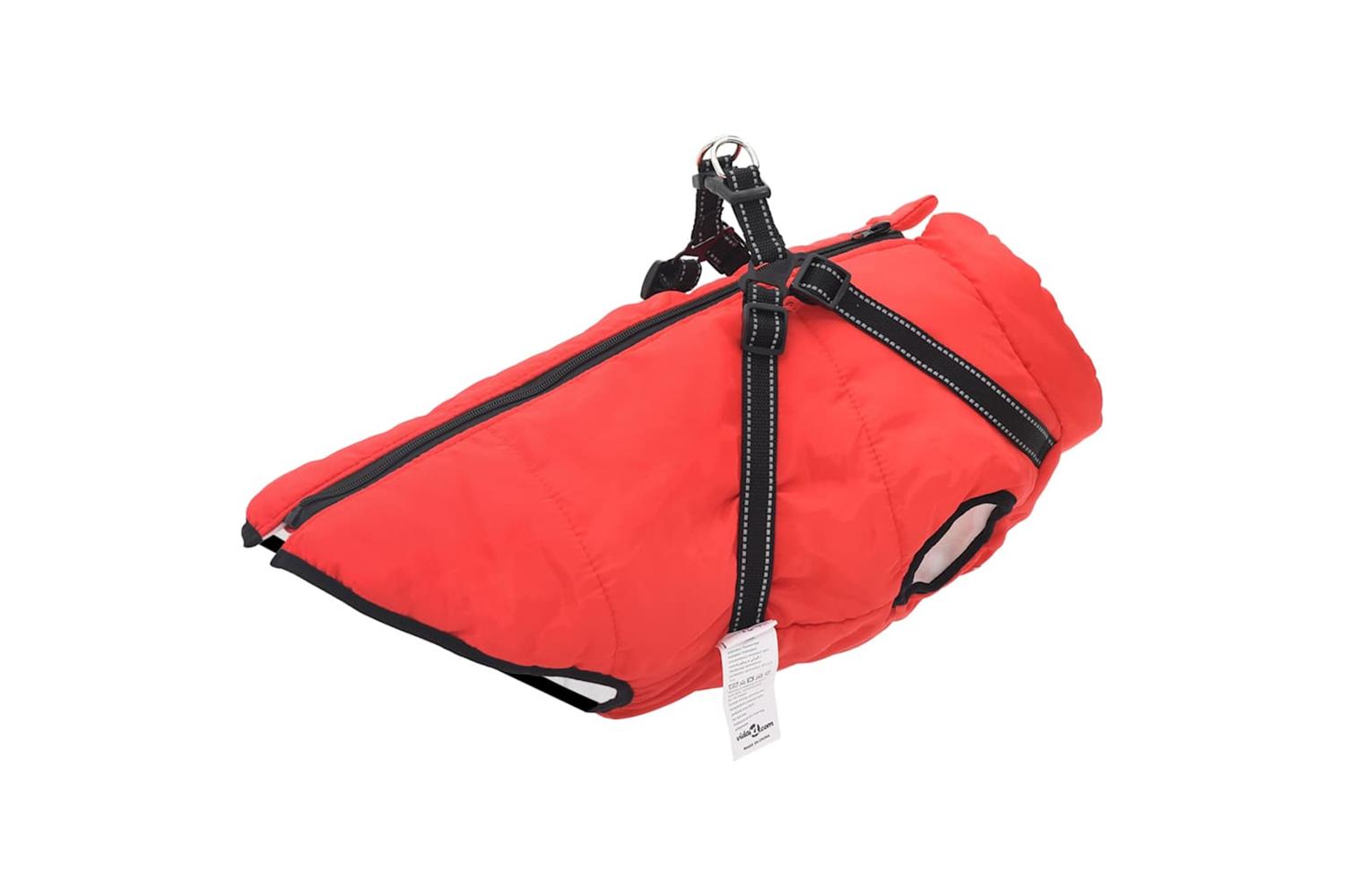 Dog Coat With Harness Waterproof Reflective Red 5xl