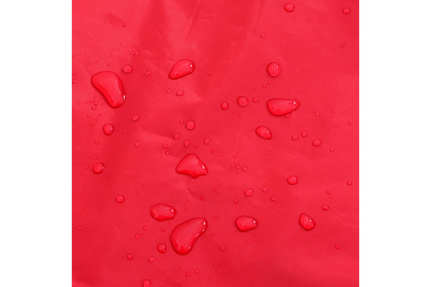 Dog Raincoat With Reflective Strips Polyester Red 3xl-9