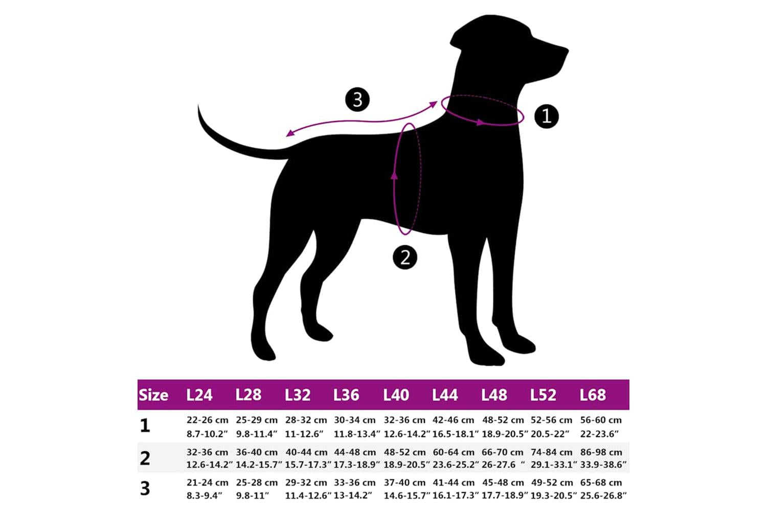 Dog Coat With Harness Waterproof Reflective Purple 2xl-10
