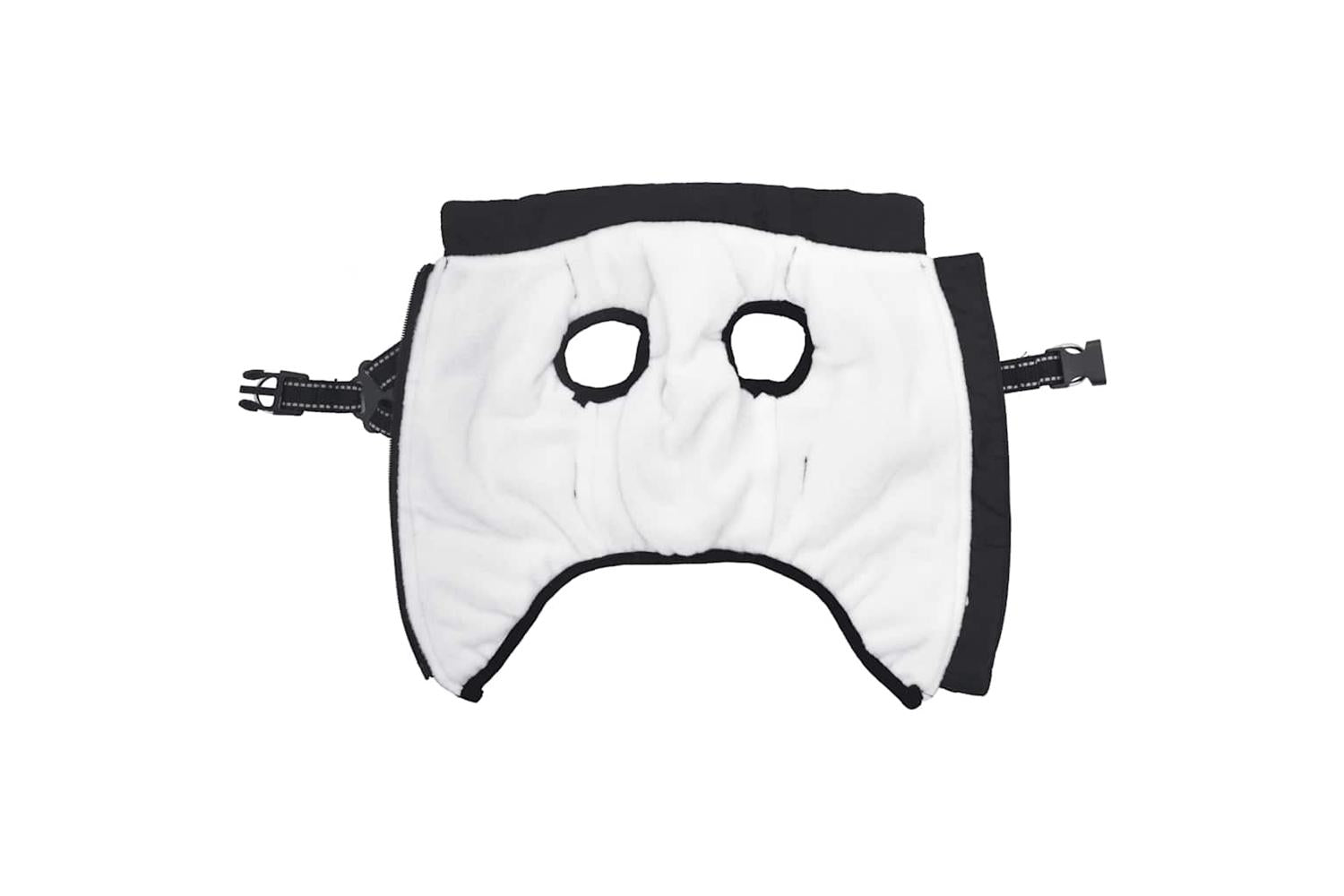 Dog Coat With Harness Waterproof Reflective Black S-3
