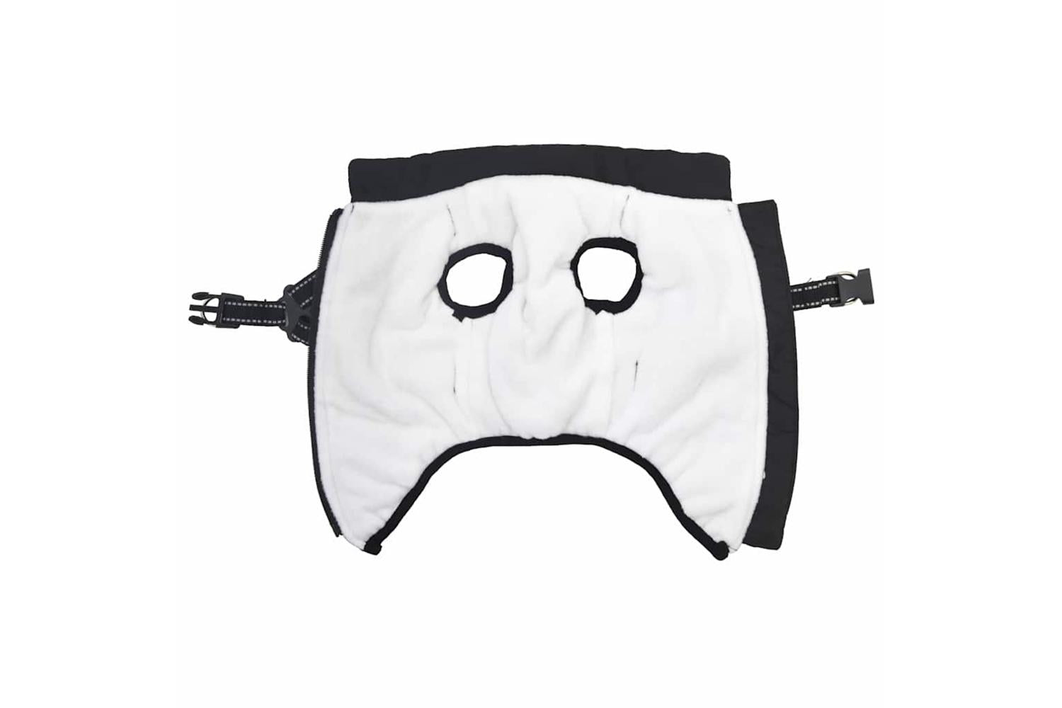 Dog Coat With Harness Waterproof Reflective Black 2xl-3