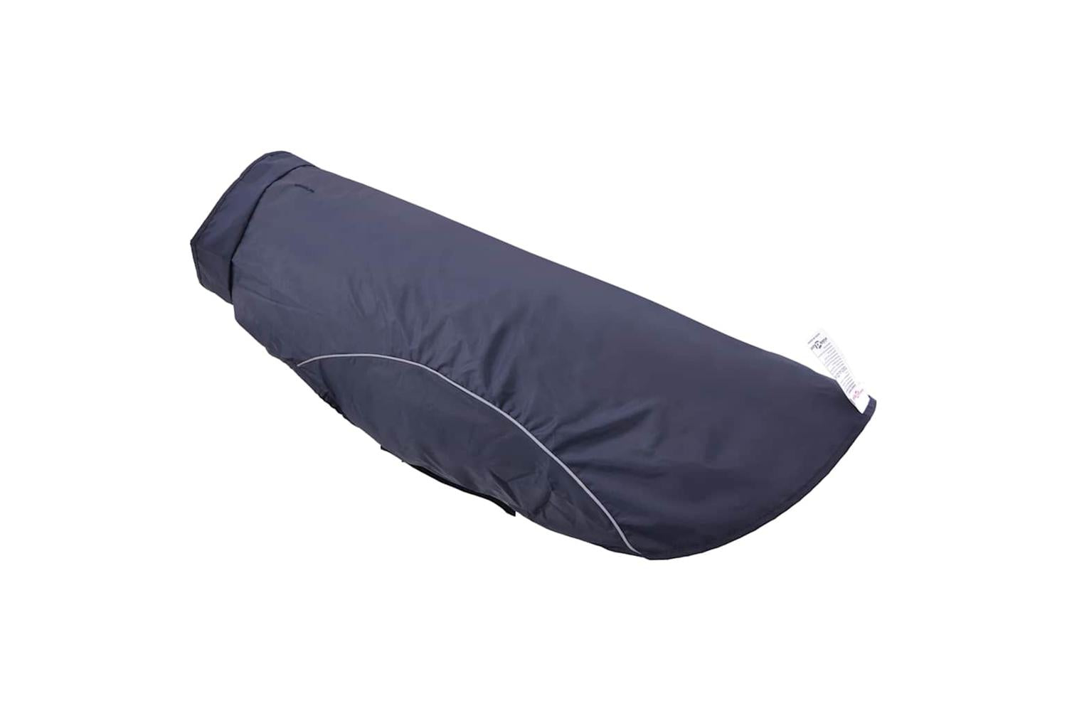 Dog Raincoat With Reflective Strips Polyester Navy Blue 4xl-8