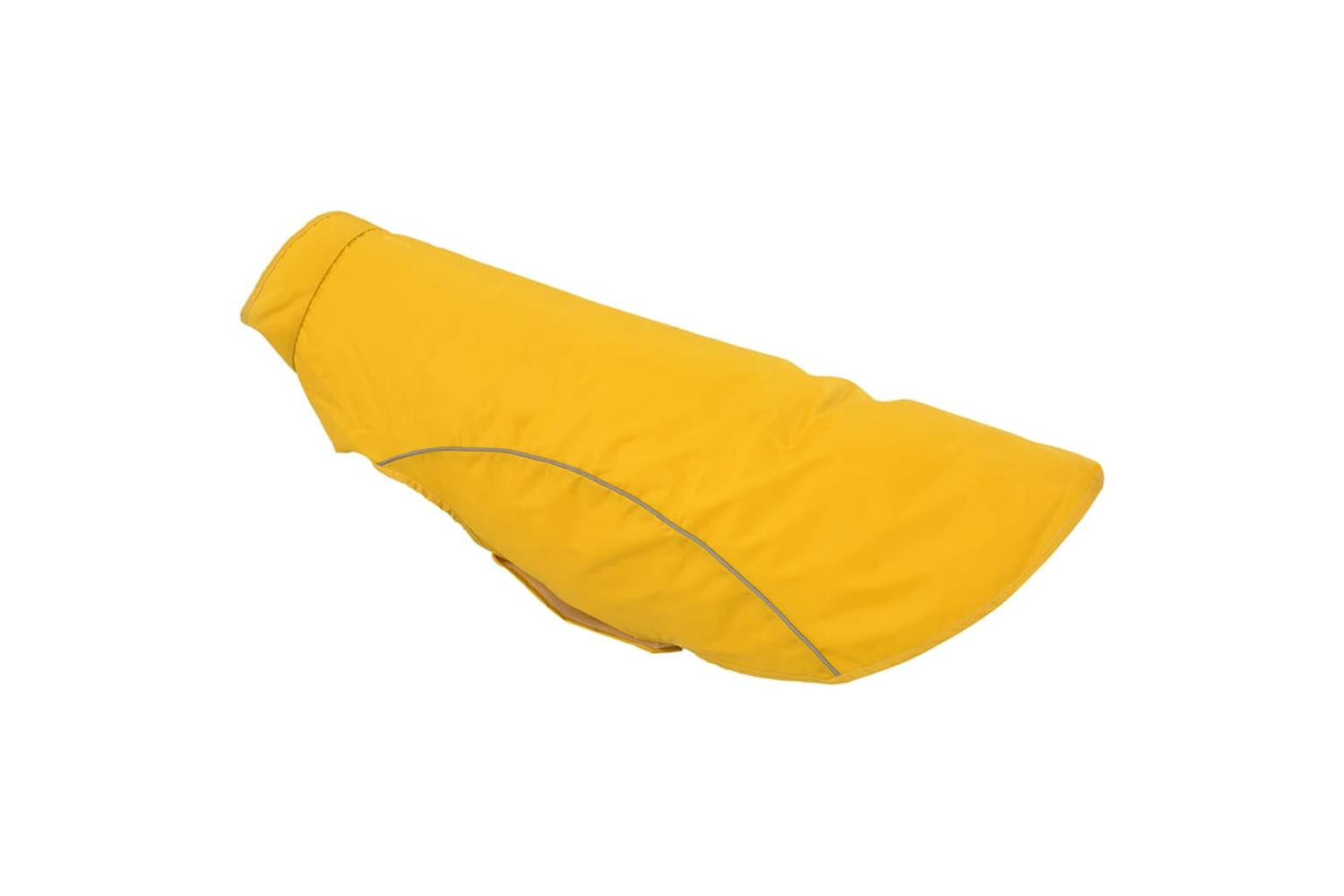 Dog Raincoat With Reflective Strips Polyester Yellow 3xl-8
