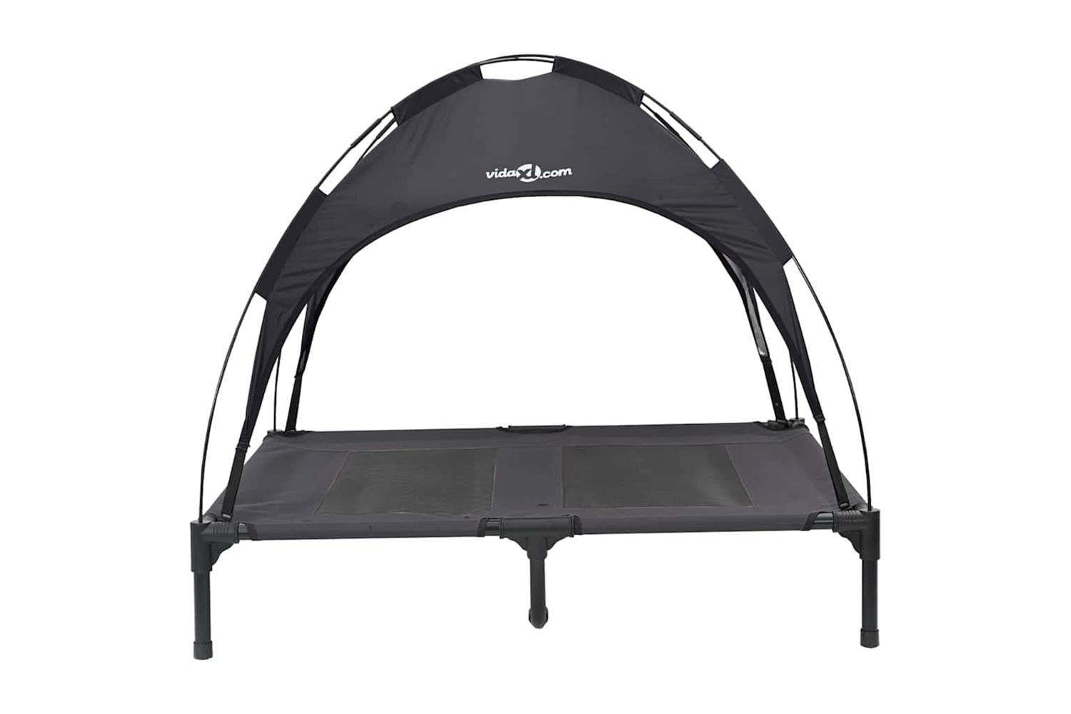 Dog Bed Black L Steel-4