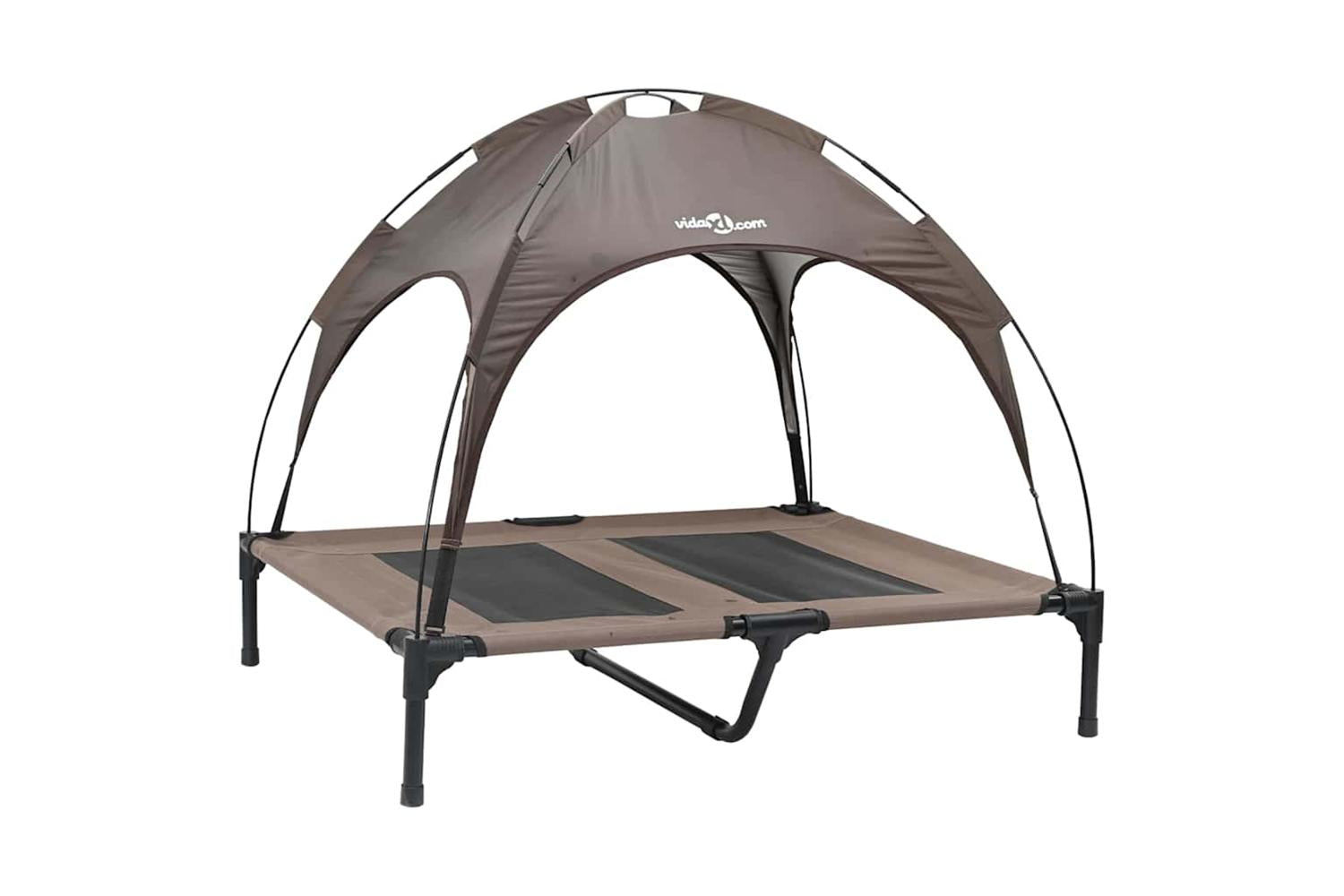 Dog Bed Brown L Steel