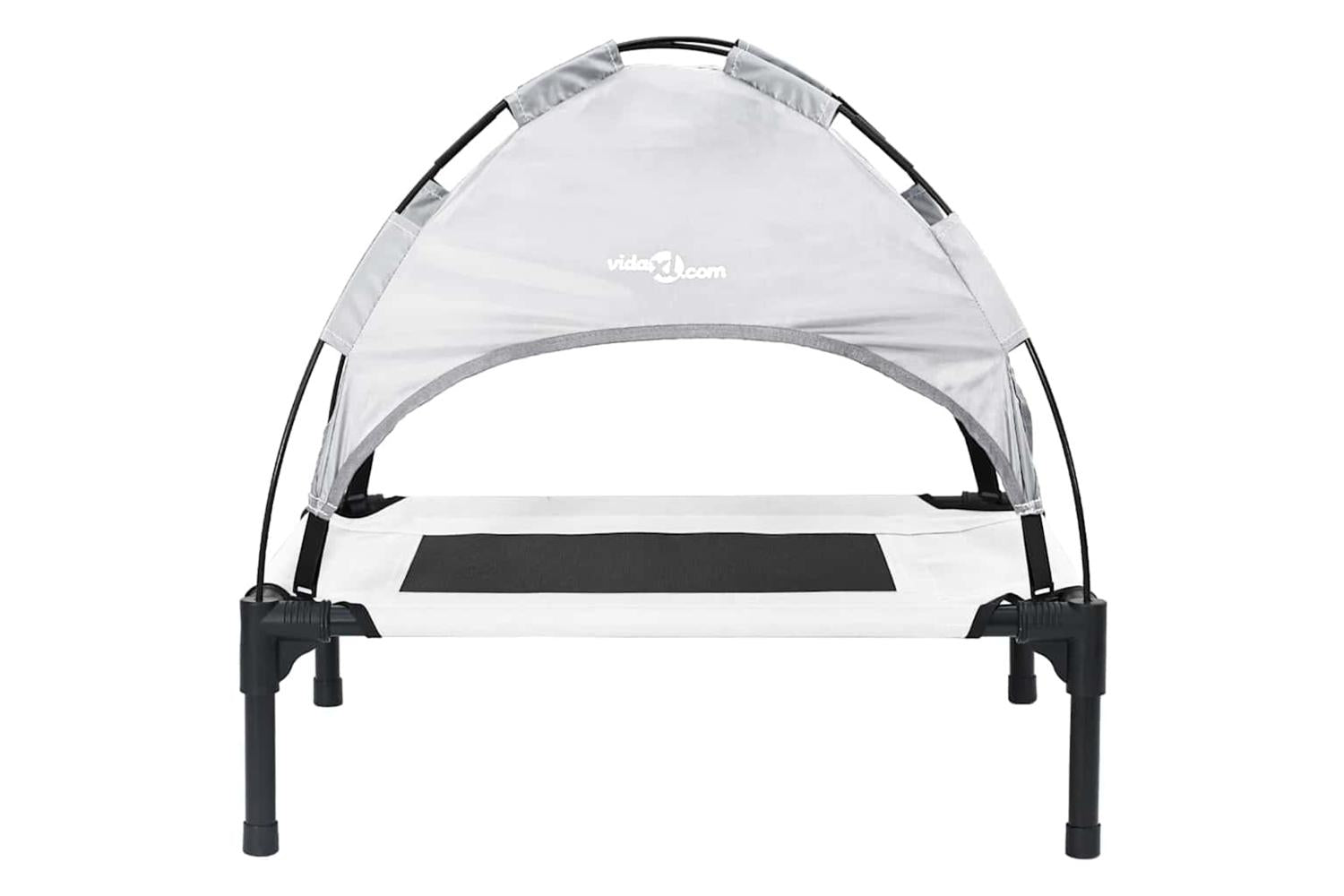 Dog Bed Silver Grey M Steel-4