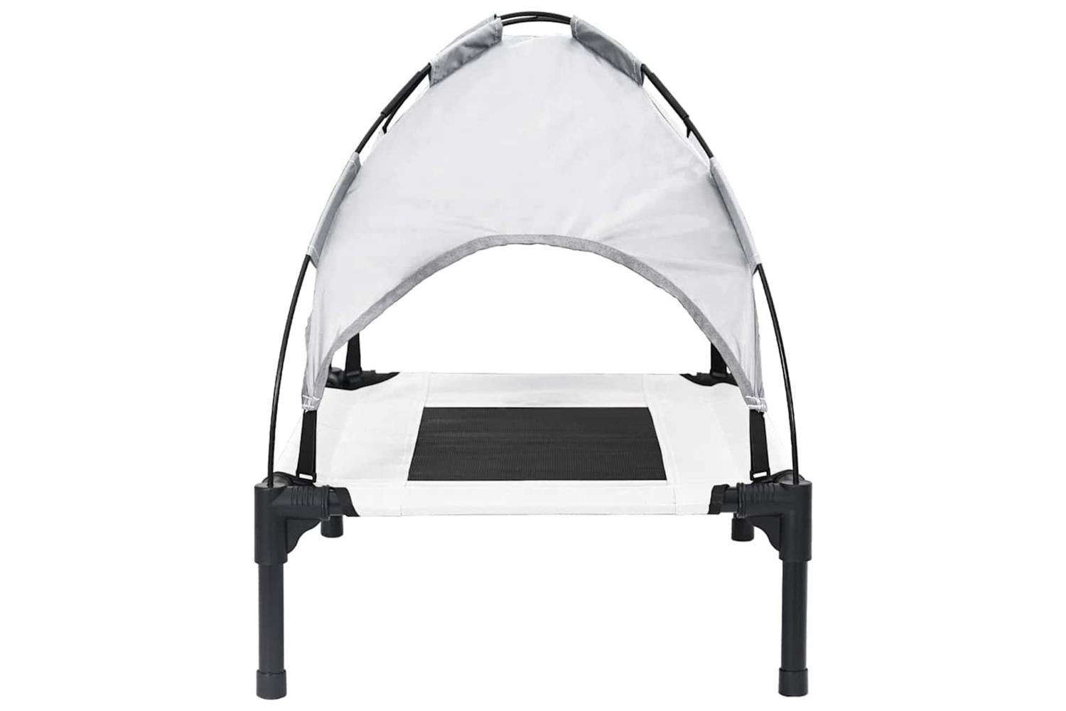 Dog Bed Silver Grey M Steel-5