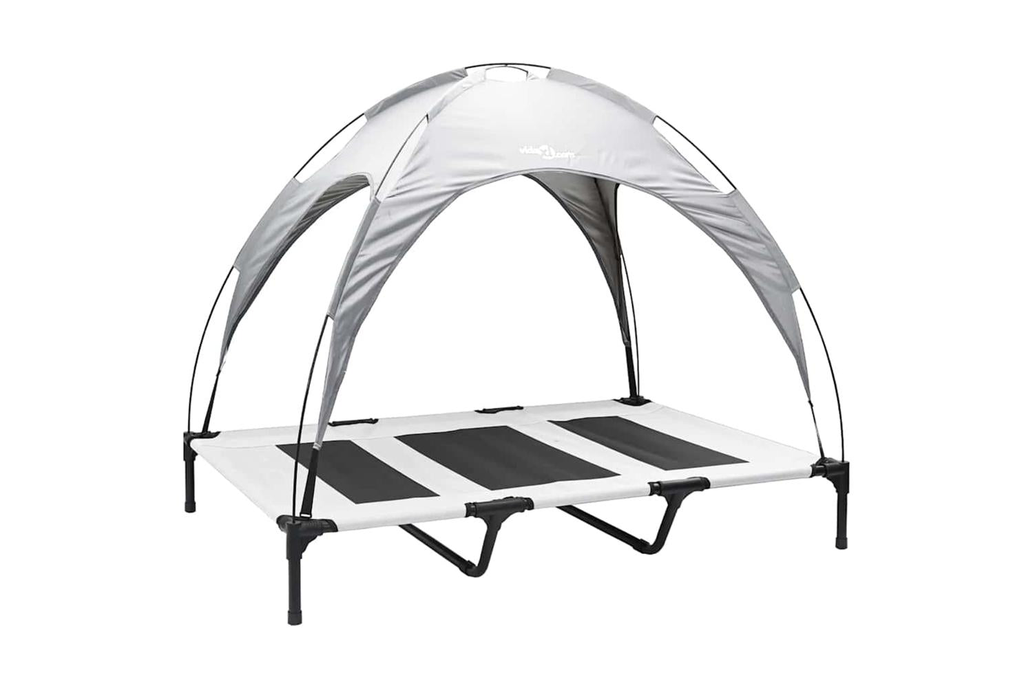 Dog Bed Silver Grey Xl Steel-2
