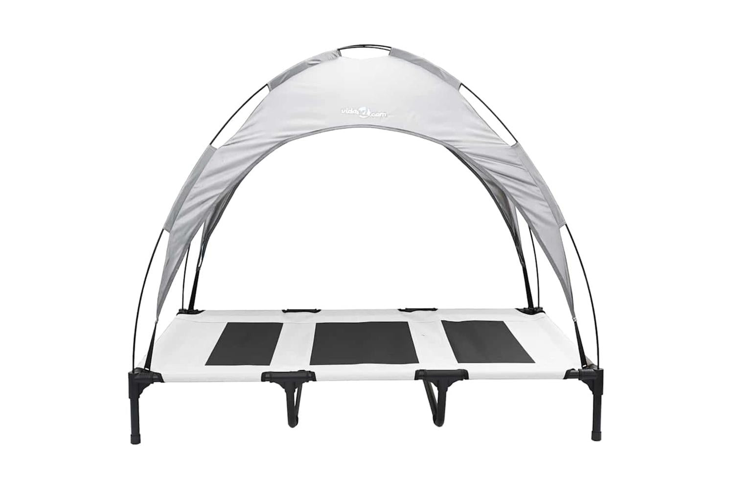 Dog Bed Silver Grey Xl Steel-4
