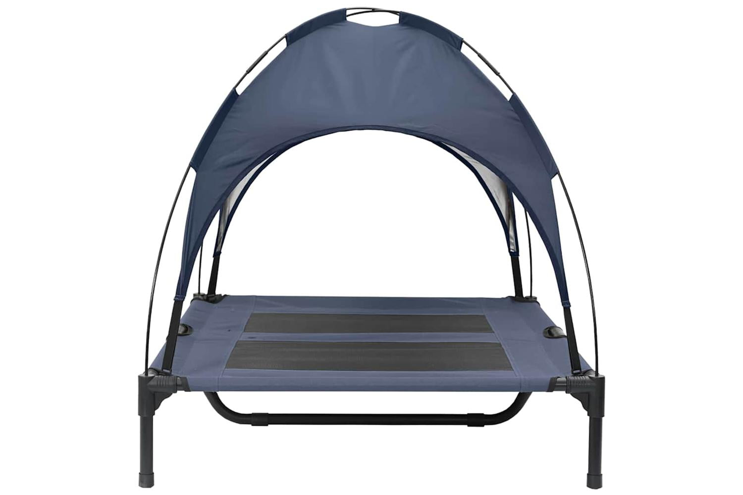 Dog Bed Navy Blue L Steel-5