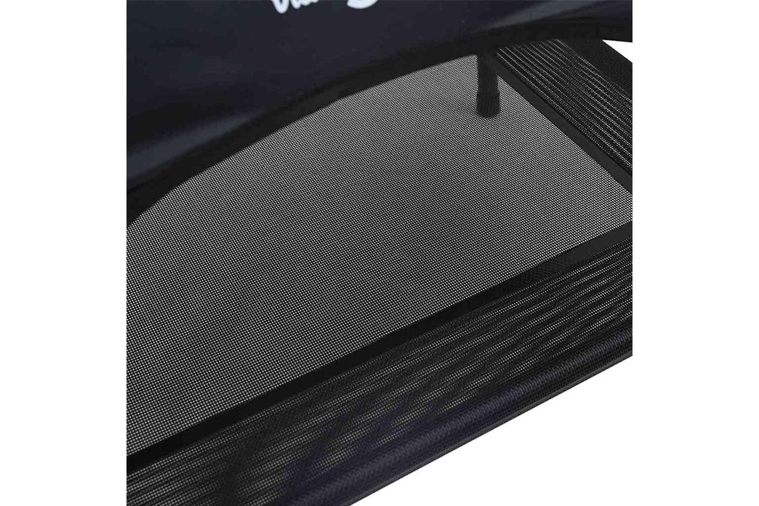 Dog Bed Black L Steel-7