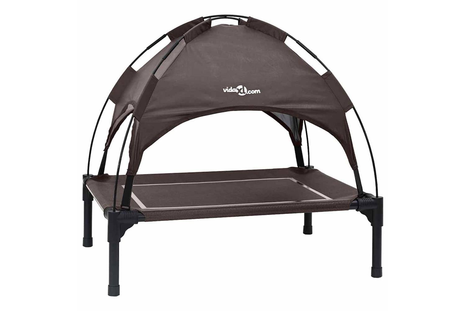 Dog Bed Brown S Steel-2