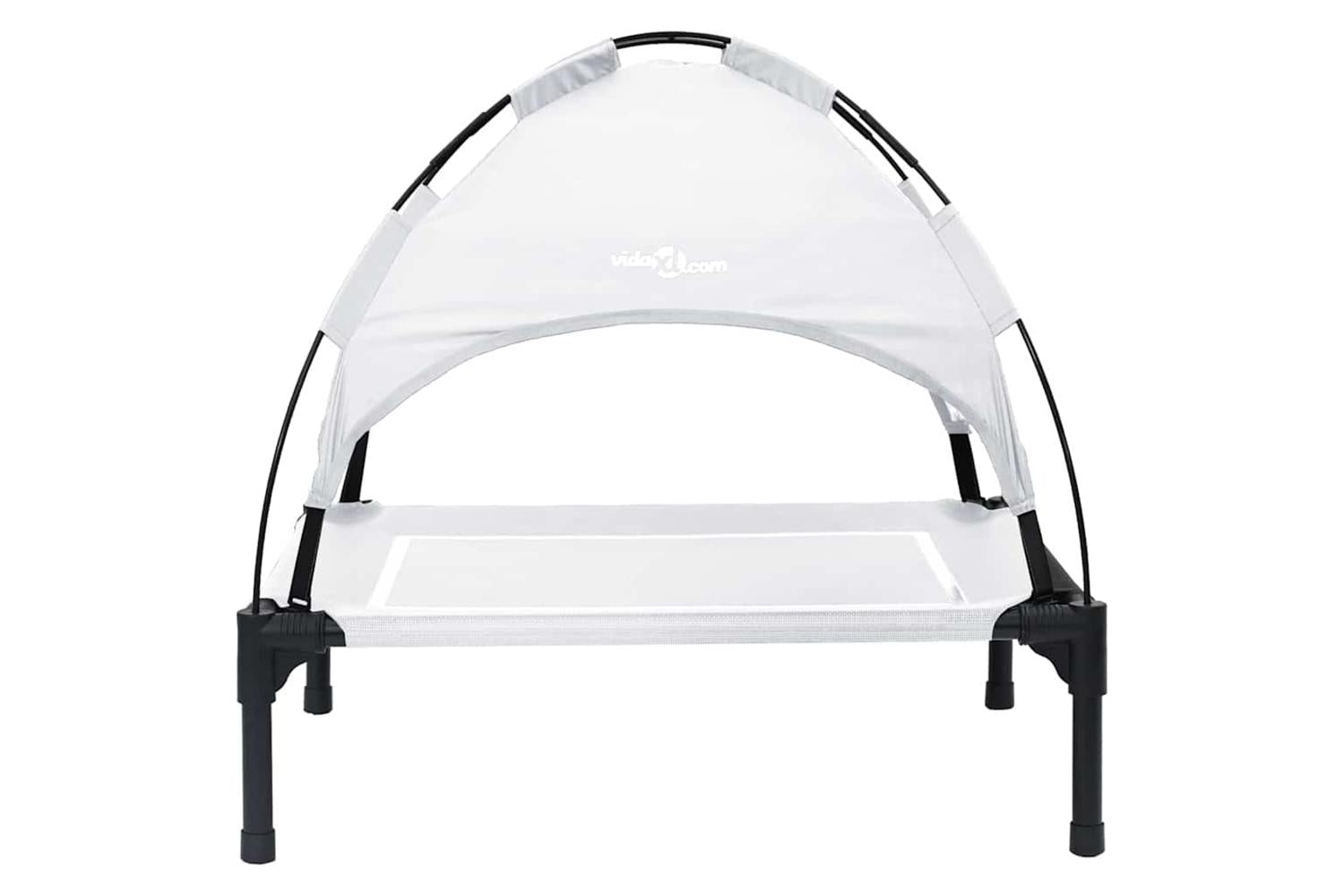 Dog Bed Silver Grey M Steel-4