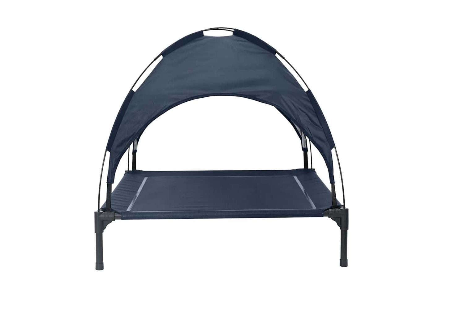Dog Bed Navy Blue L Steel-5