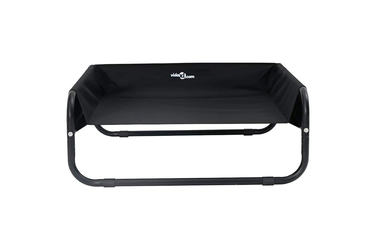 Dog Bed Black Ml Oxford Fabric And Steel-4