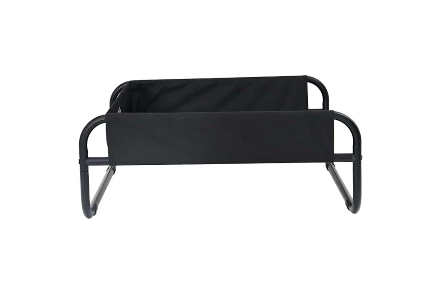 Dog Bed Black Ml Oxford Fabric And Steel-5