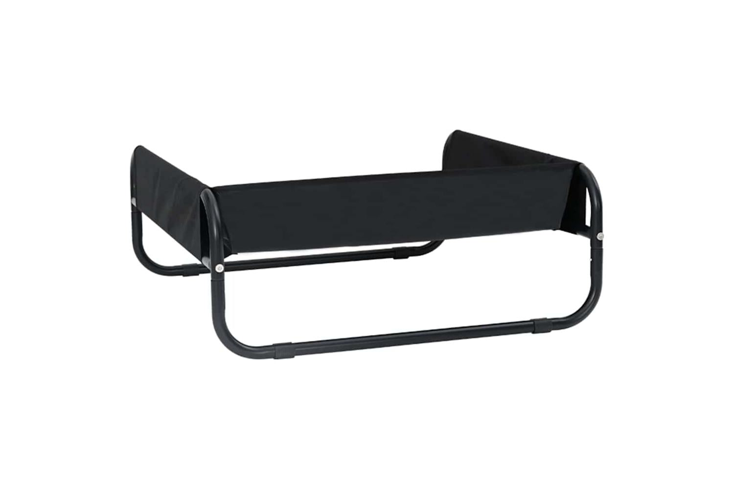 Dog Bed Black Ml Oxford Fabric And Steel-6
