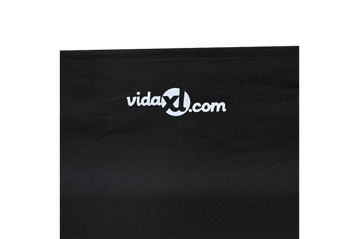 Dog Bed Black Ml Oxford Fabric And Steel-8