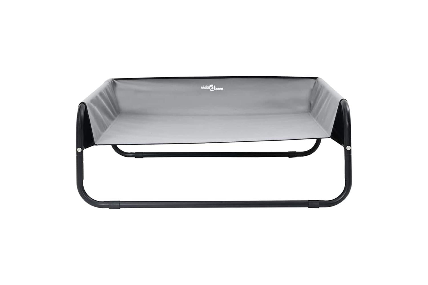 Dog Bed Light Grey S Oxford Fabric And Steel-4