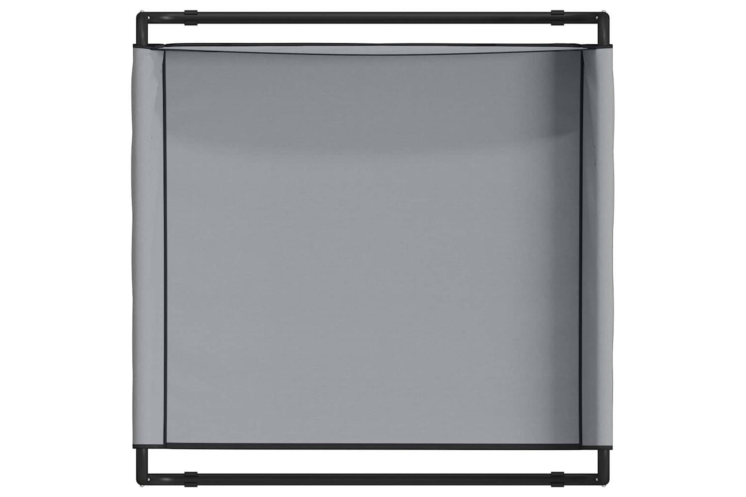 Dog Bed Light Grey S Oxford Fabric And Steel-7